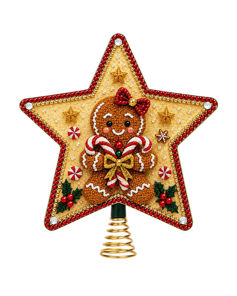 DIY Five-Pointed Star Diamond Painting Christmas Tree Topper 2024 f/w accessories spring summer