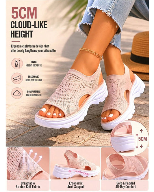 Breathable Mesh Platform Sandals sandals spring summer