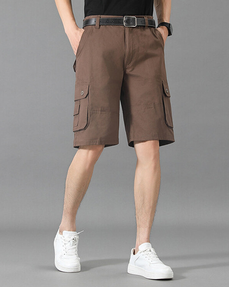 Men's Multi-Pocket Cargo Shorts