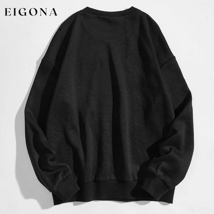 Cartoon Graphic Thermal Lined Oversized Sweatshirt __stock:500 clothes refund_fee:800 tops