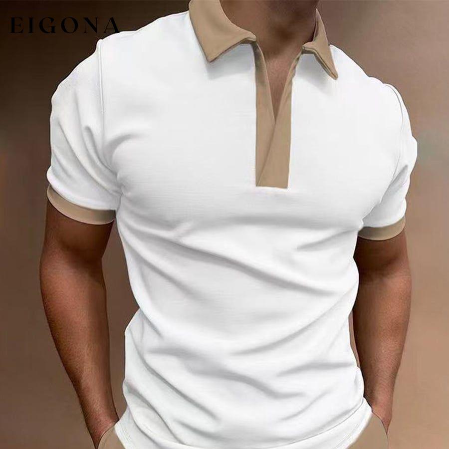 Men's Casual Short Sleeve T-Shirt POLO Shirt men