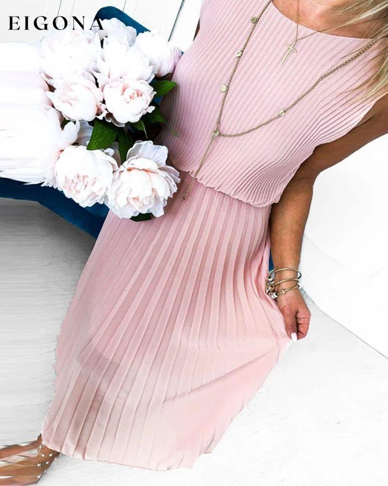 Gentle Pleated Tank Dress casual dresses spring summer