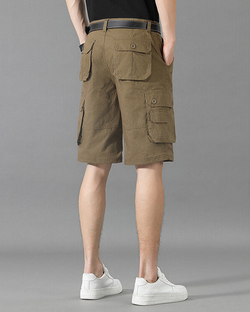 Men's Multi-Pocket Cargo Shorts