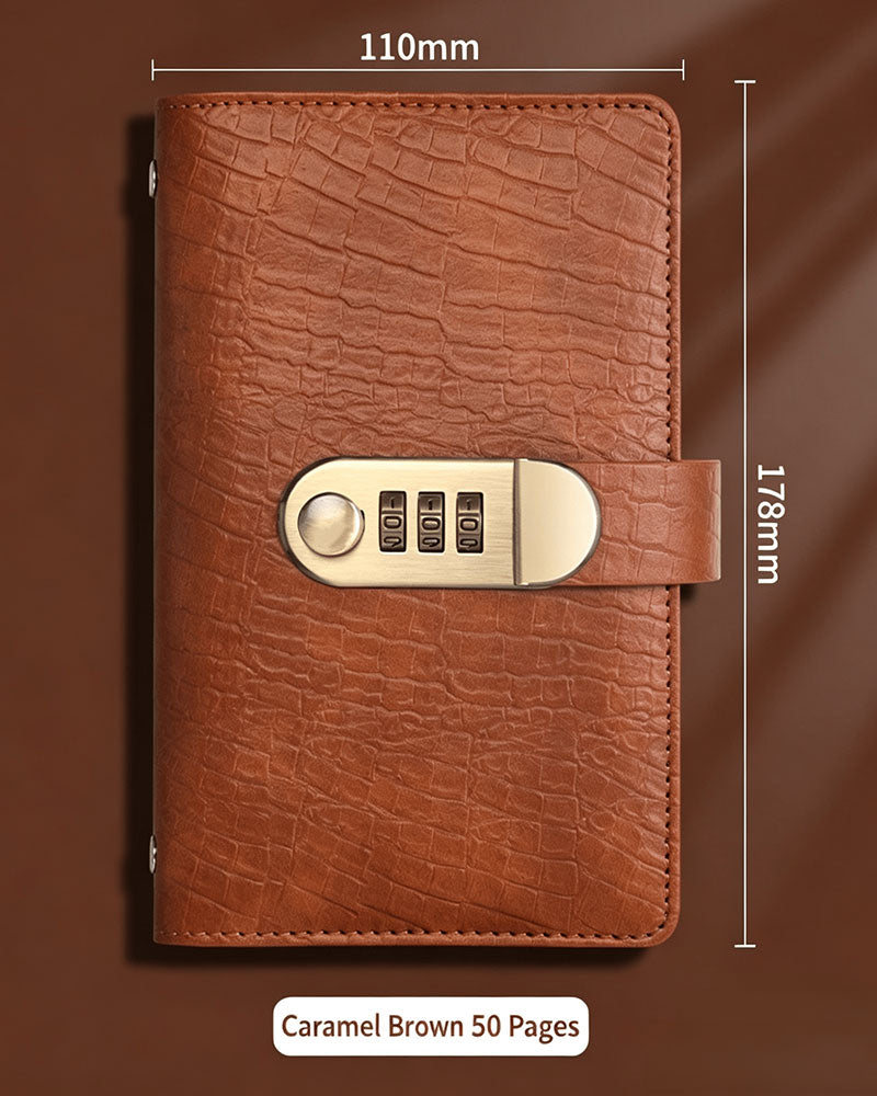 Combination Lock Cash Book 2024 f/w accessories spring summer