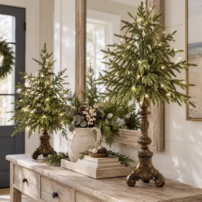 Lighted Tabletop Christmas Tree