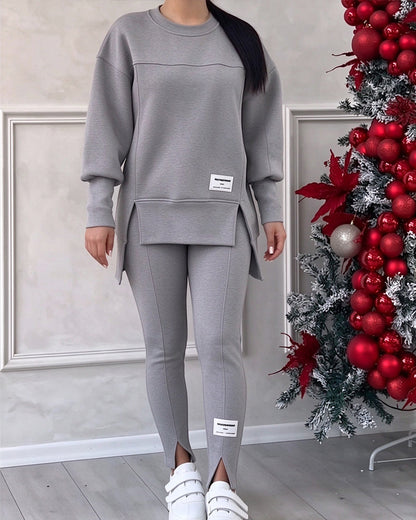 Printed Sweatshirt And Sweatpants Set 2024 f/w sets