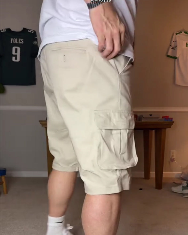 Men's Belted Cargo Shorts