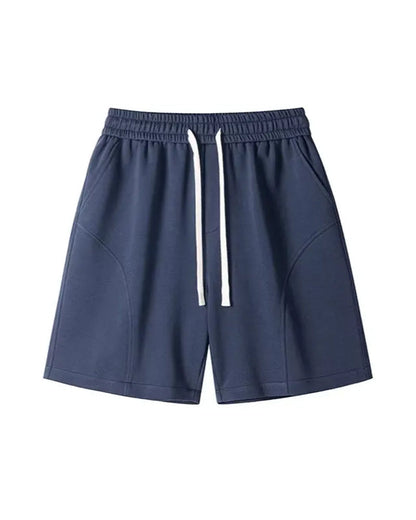 Casual Straight Leg Drawstring Bermuda Shorts