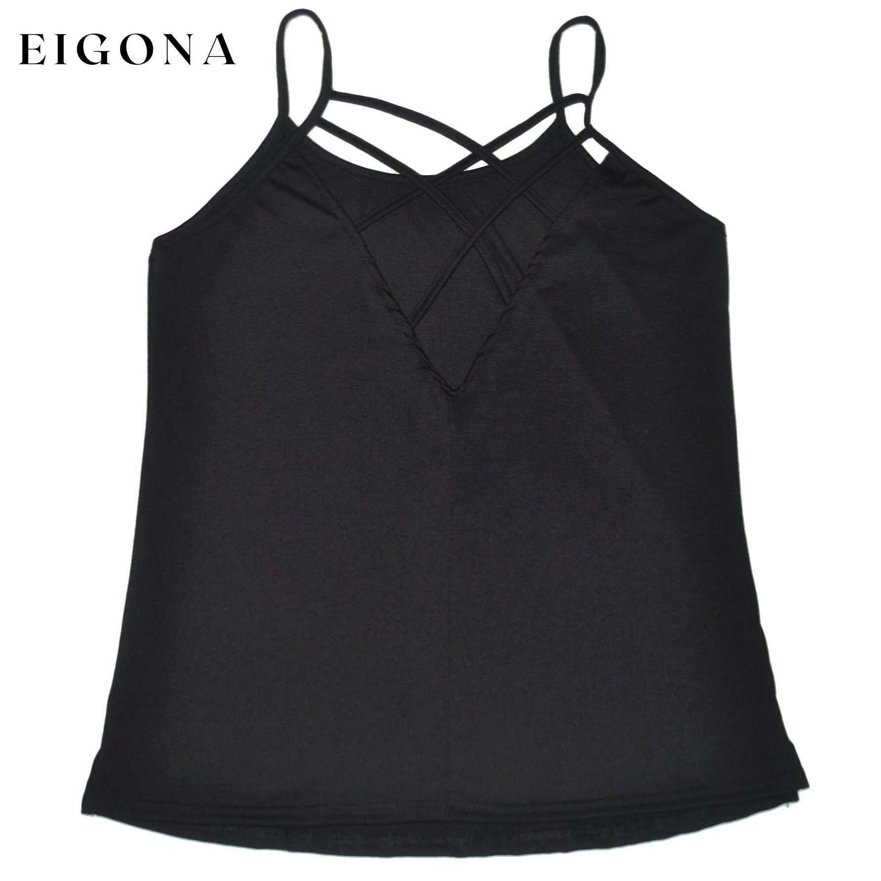 Comfy Casual Stylish Top with Criss-Cross Back Design __stock:50 clothes refund_fee:800 tops