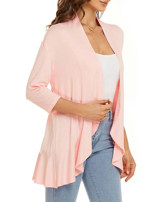 Women's Casual Lightweight Open Front Cardigan