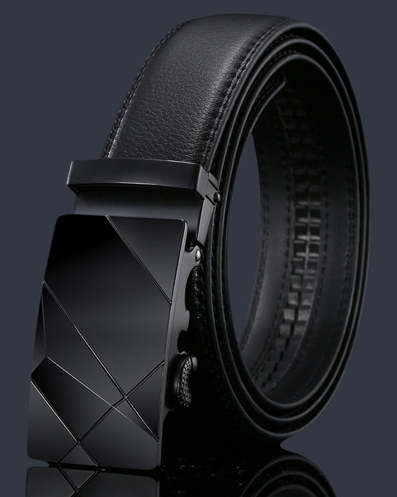 Men - Business automatic buckle belt ACCESSORIES man