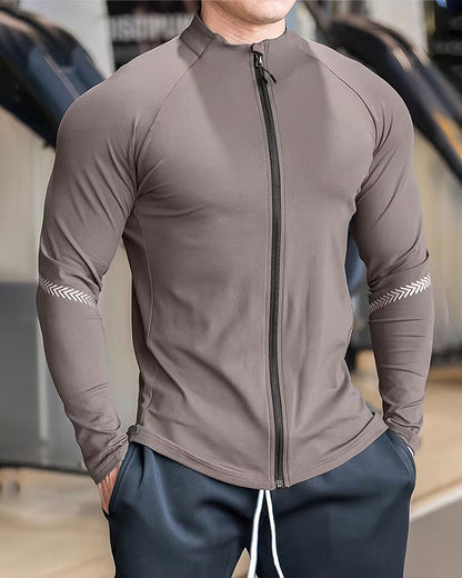 Quick-Dry Zip Long-Sleeve Coats