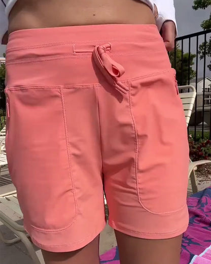 Drawstring Casual Shorts