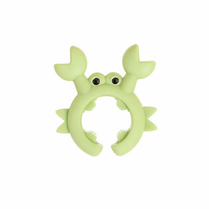 Silicone crab spatula placement rack