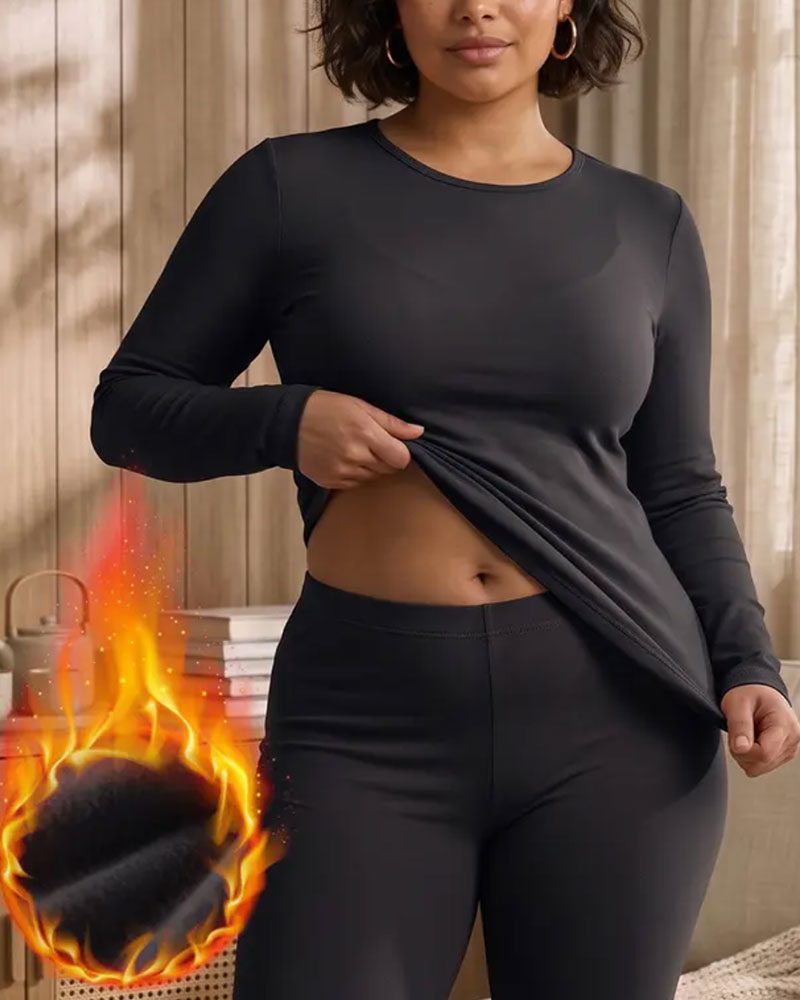 Brushed Thermal Underwear Set