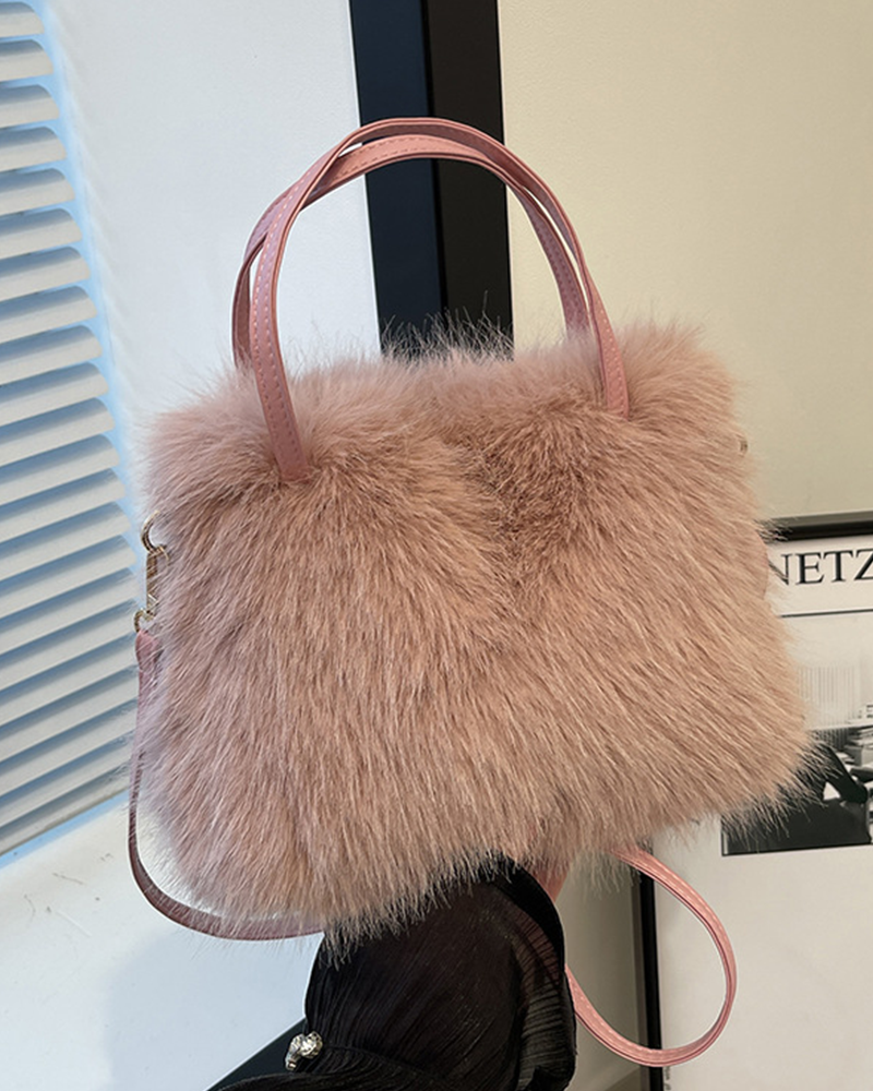 Fashion Plush Shoulder Bag