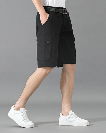 Men's Multi-Pocket Cargo Shorts