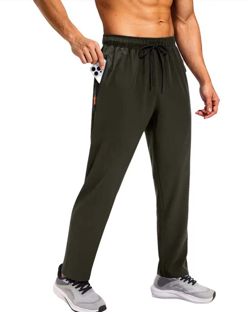 High Waist Men's Casual Pants
