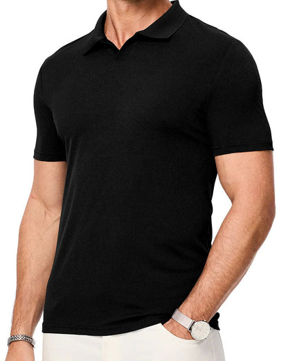 Men's Casual Lapel T-shirt