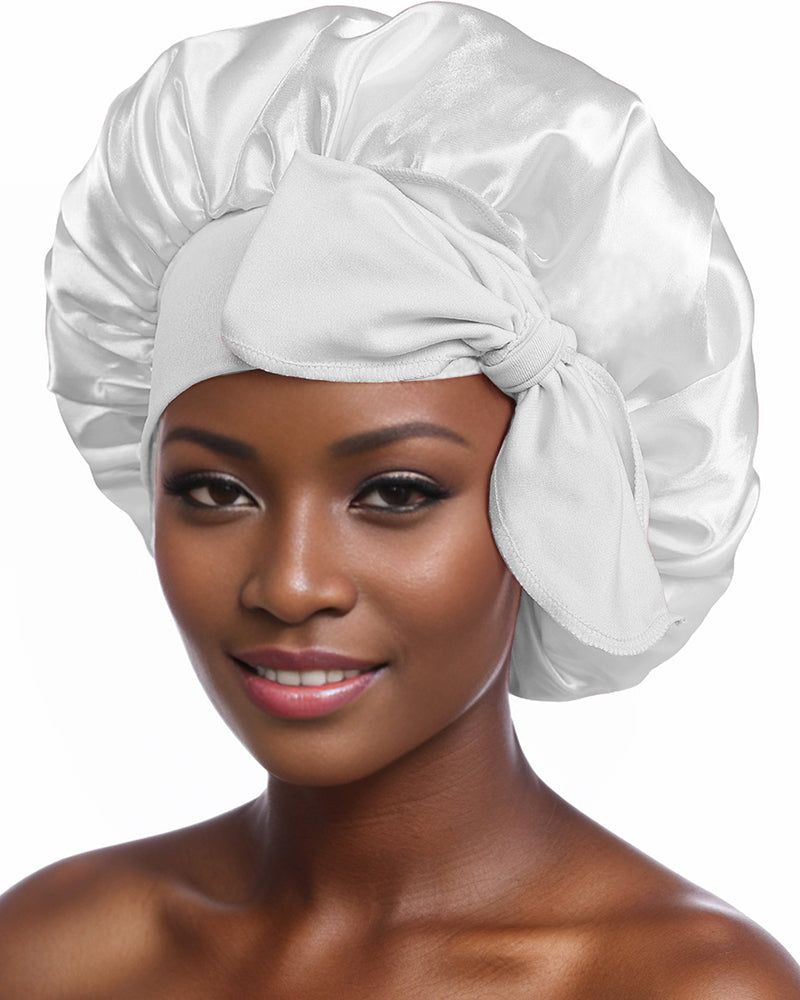 Silk night sleeping cap bonnet ACCESSORIES