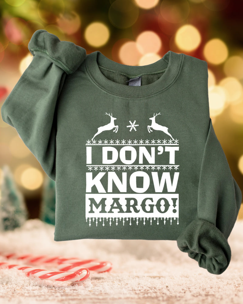 Unisex Sweatshirts, Christmas Clothing for Men, I Don't Know Margot and Why the Carpet is So Wet Todd 2024 f/w christmas hoodies & sweatshirts man