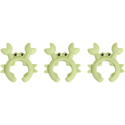 Silicone crab spatula placement rack