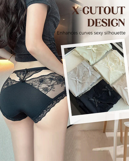 Women's Soft Lace Mid-Rise Panty