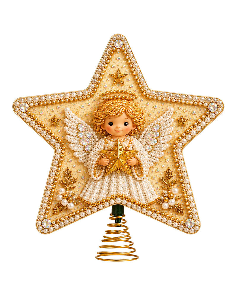 DIY Five-Pointed Star Diamond Painting Christmas Tree Topper 2024 f/w accessories spring summer