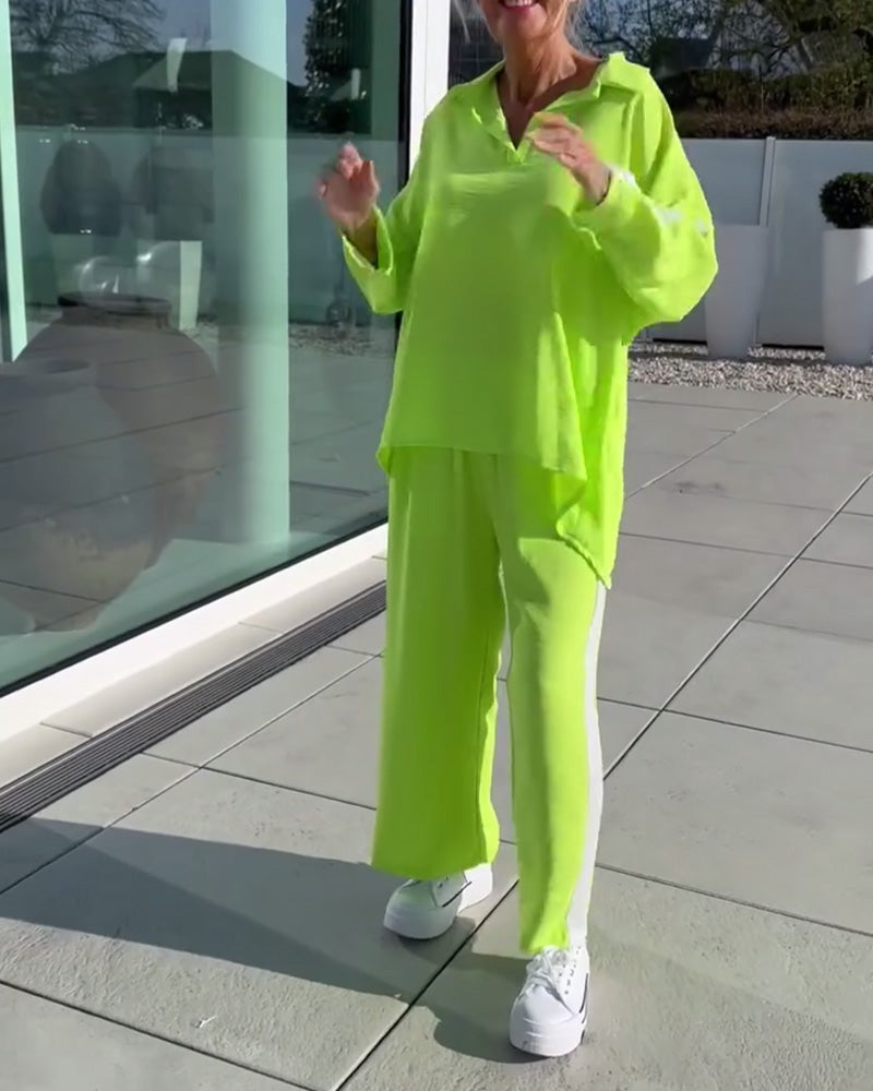 Fashion Casual Two Piece Set