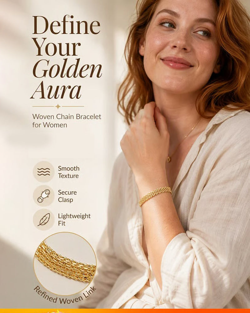 Wide Woven Mesh Bracelet 2024 f/w jewelry spring summer