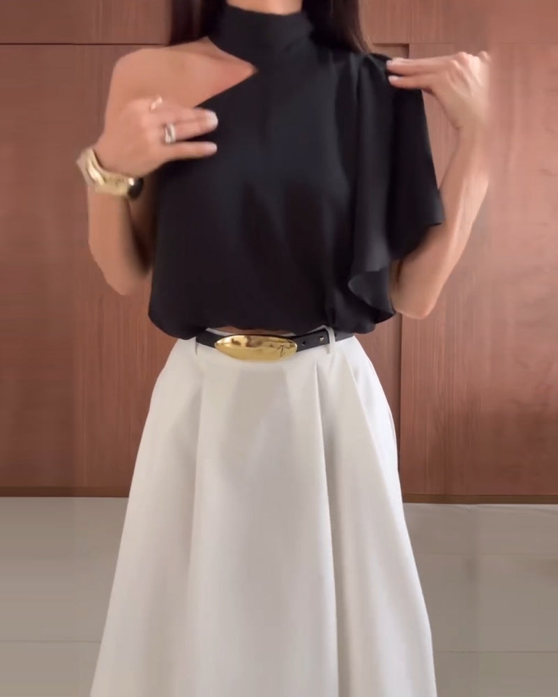 Off-Shoulder Fashion Sexy T-Shirt