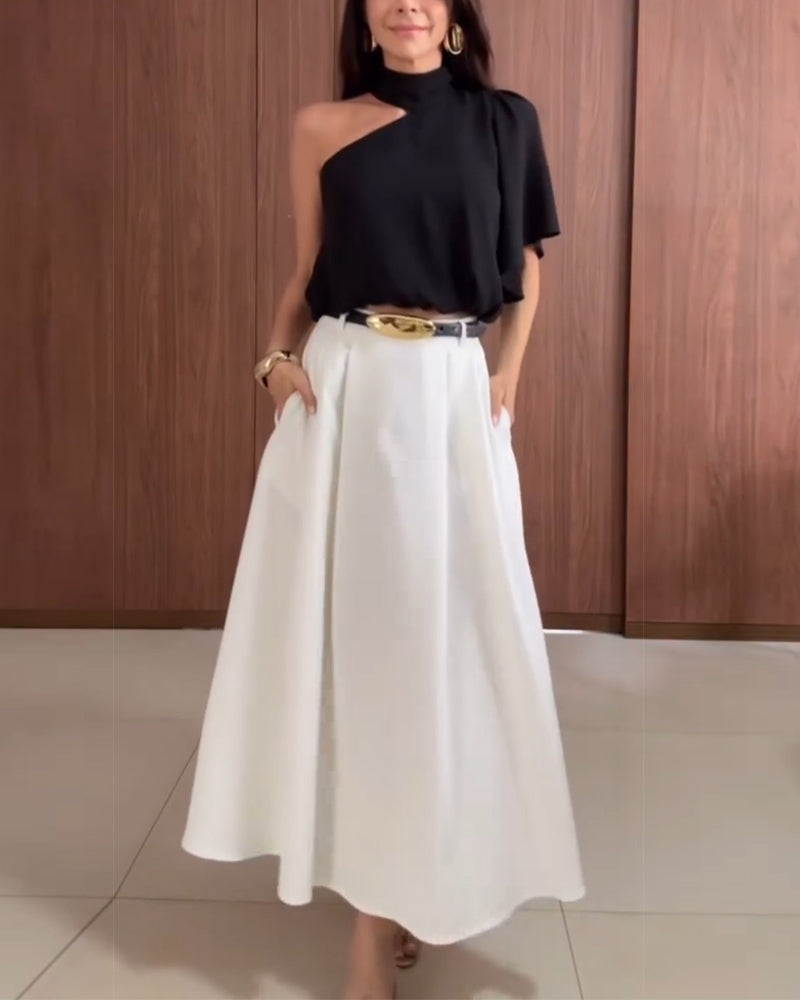 Off-Shoulder Fashion Sexy T-Shirt