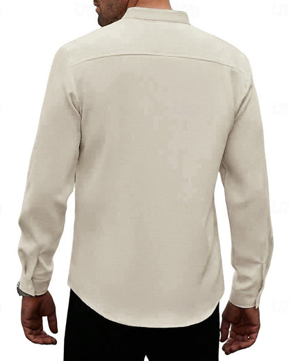 Men's Fashion Mini Mandarin Collar Shirt