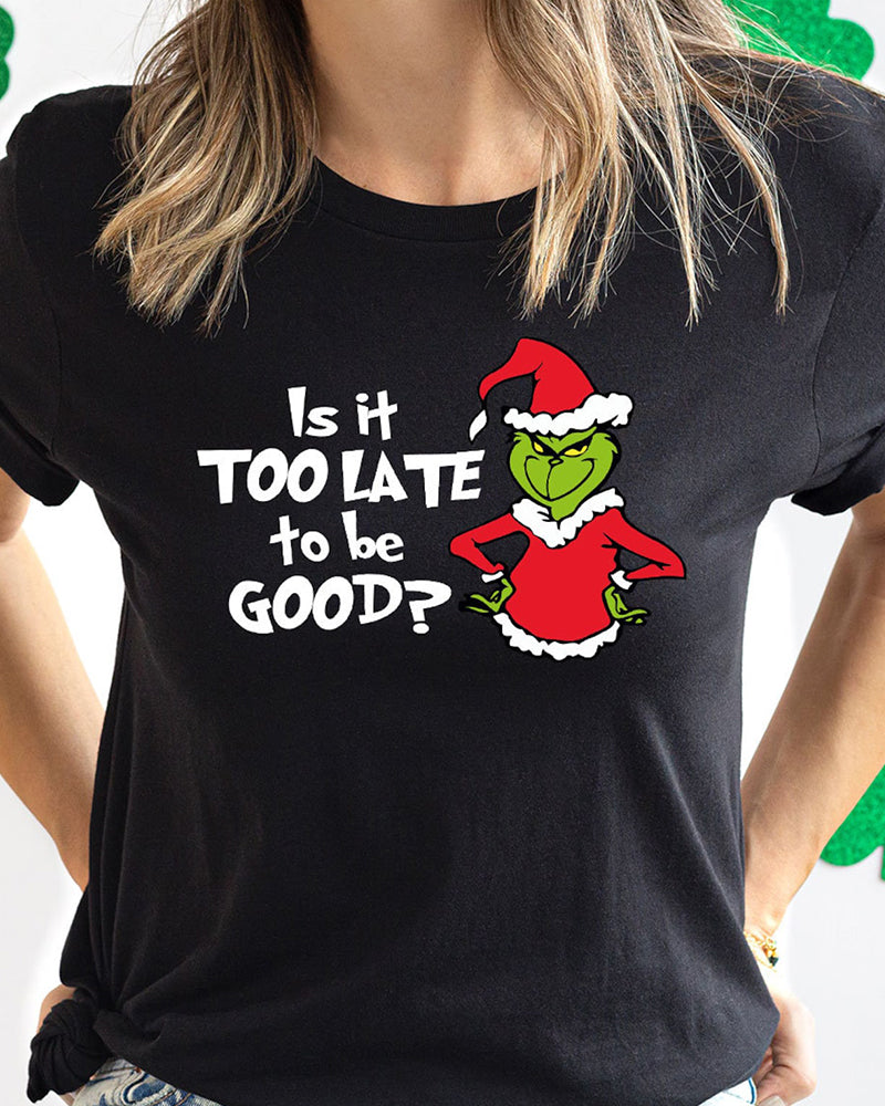 Sarcastic christmas movie t-shirt