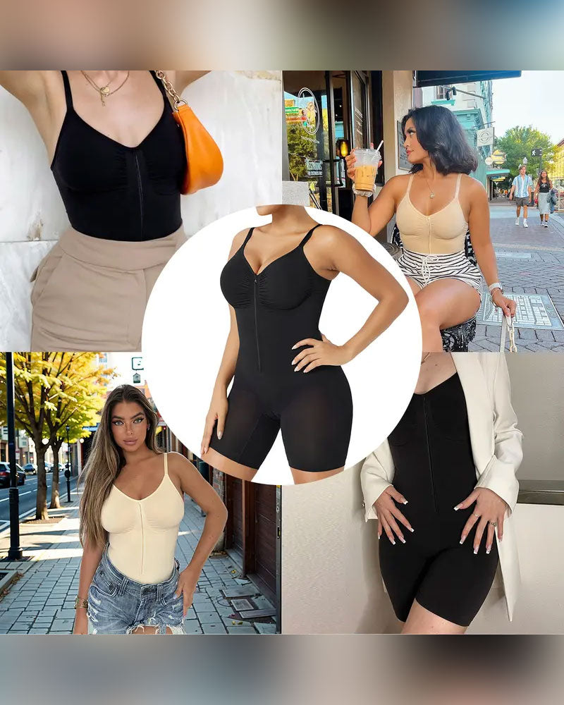 Shapewear for Women Tummy Control Bodysuits Zip-Up Comfort Ultra Stretch Fabric 2024 a/h jumpsuits & rompers lingerie spring summer