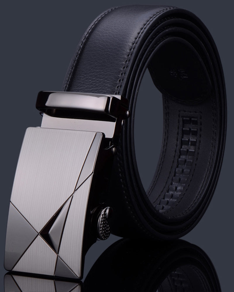 Men - Business automatic buckle belt ACCESSORIES man