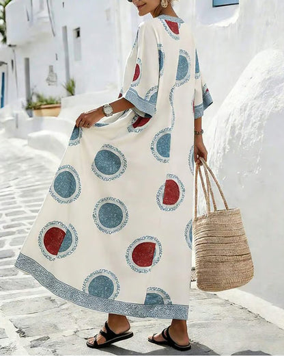 Polka Dot Print Loose Dress