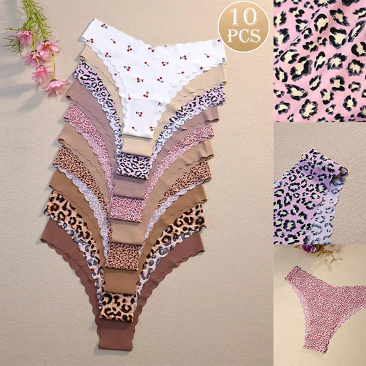 Printed Underwear 10-Piece Set 2024 f/w spring summer underwear