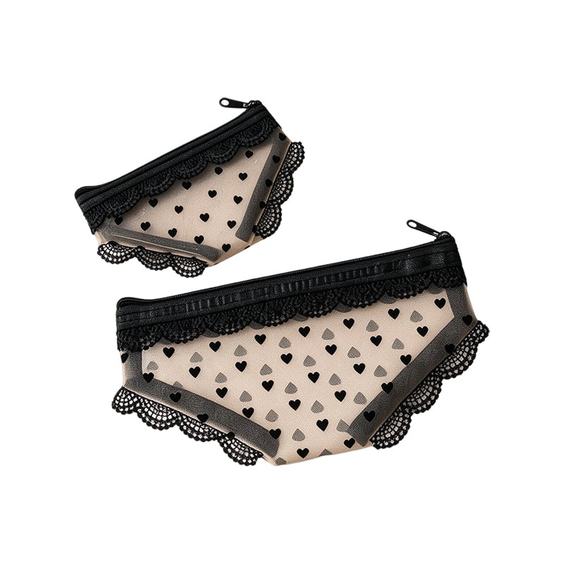 Heart-Shaped Triangular Bag bag storage bag
