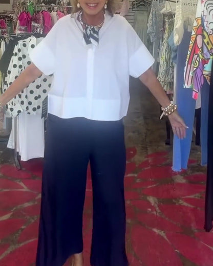 Loose Short-Sleeve Shirt