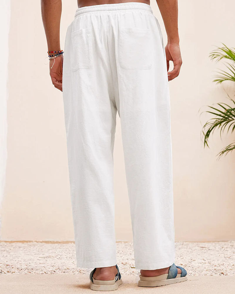 Men's Casual Straight Leg Pants