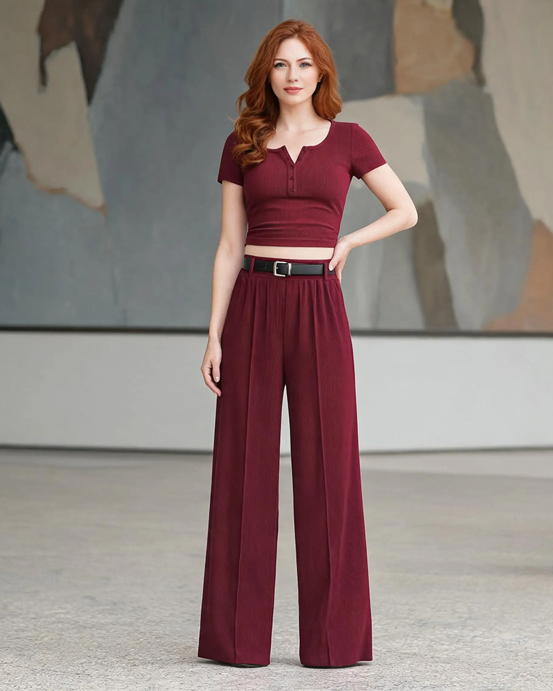 T-Shirt & Casual Pants Set