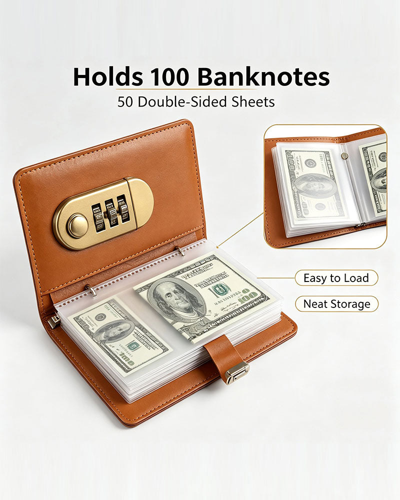 Combination Lock Cash Book 2024 f/w accessories spring summer