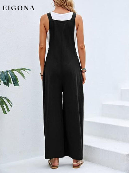 Full Size Wide Leg Overalls with Pockets clothes Ship From Overseas Shipping Delay 09/29/2023 - 10/03/2023 trend Y@L@Y