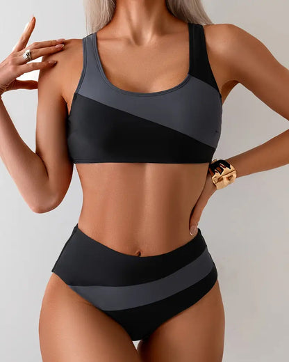 Contrast Color Bikini