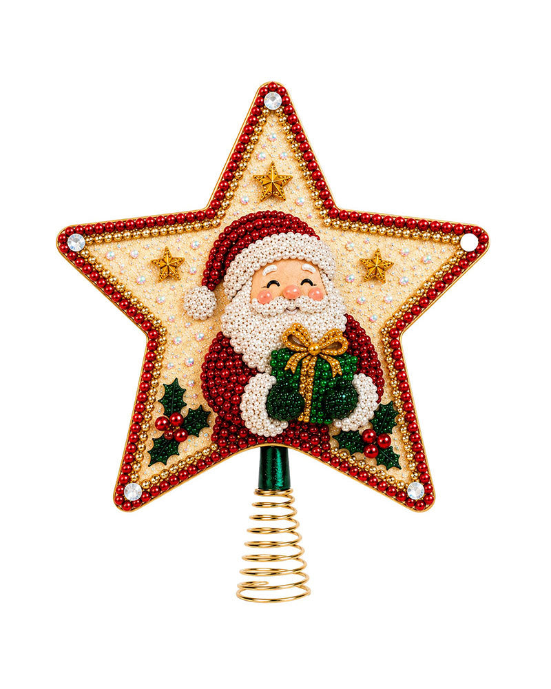 DIY Five-Pointed Star Diamond Painting Christmas Tree Topper