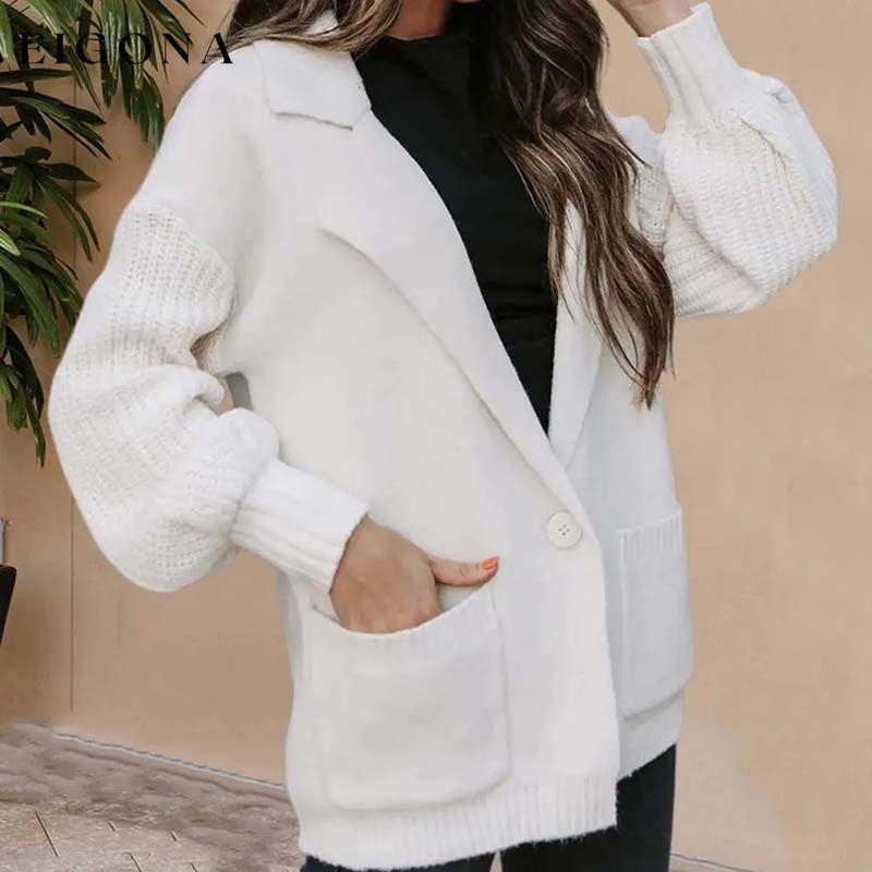 Casual Solid Colour Cardigan best Best Sellings cardigan cardigans clothes Sale tops Topseller