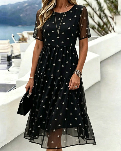 See-Through Polka Dot Dress