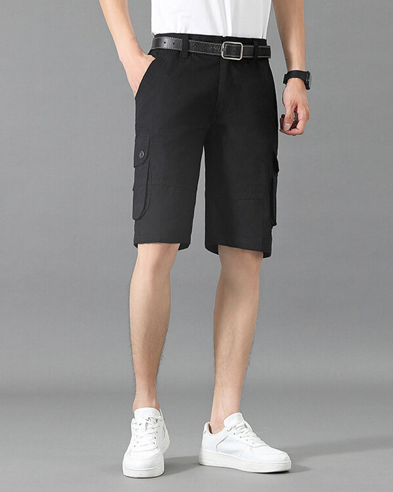 Men's Multi-Pocket Cargo Shorts