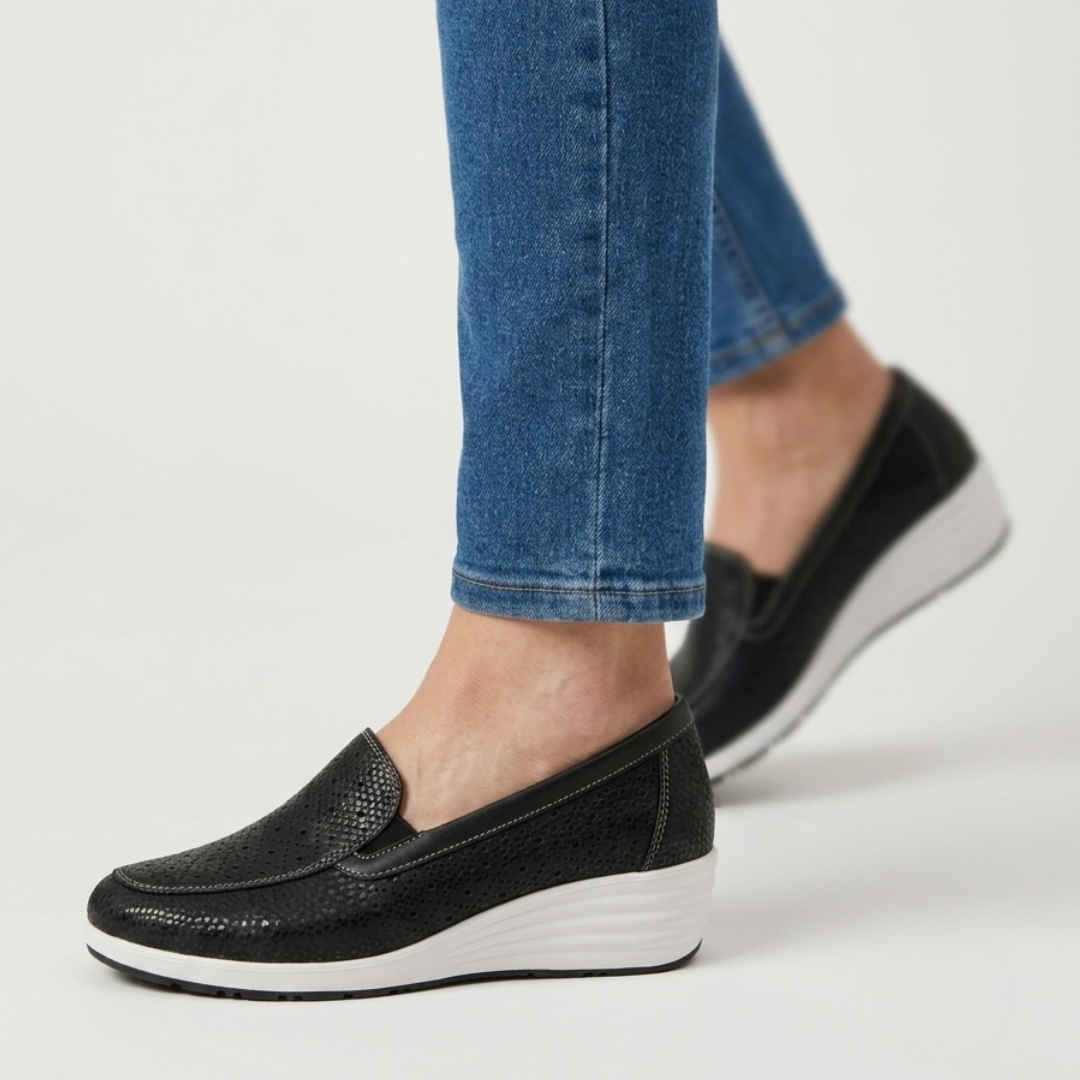 Ermione | Orthopedic Leather Loafers Comfortable Supportive Everyday Women comfortable shoes women leather loafers orthopedic loafers women supportive loafers walking shoes